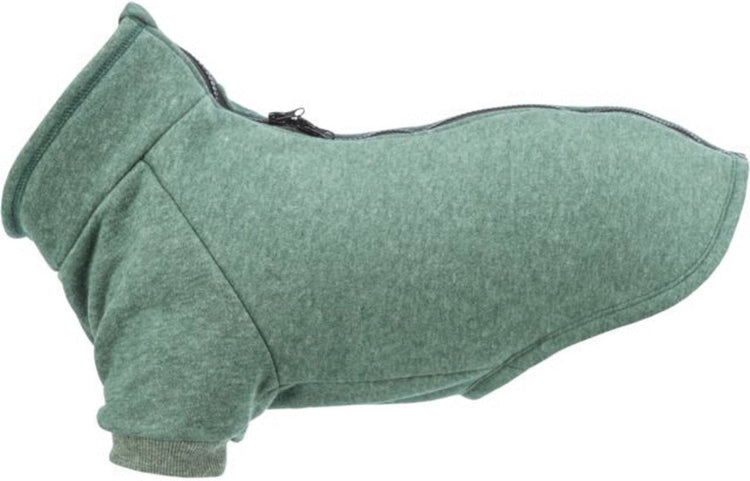 Trixie Sweatshirt Citystyle Amsterdam dunkelgrün – Hundebekleidung – 33 cm