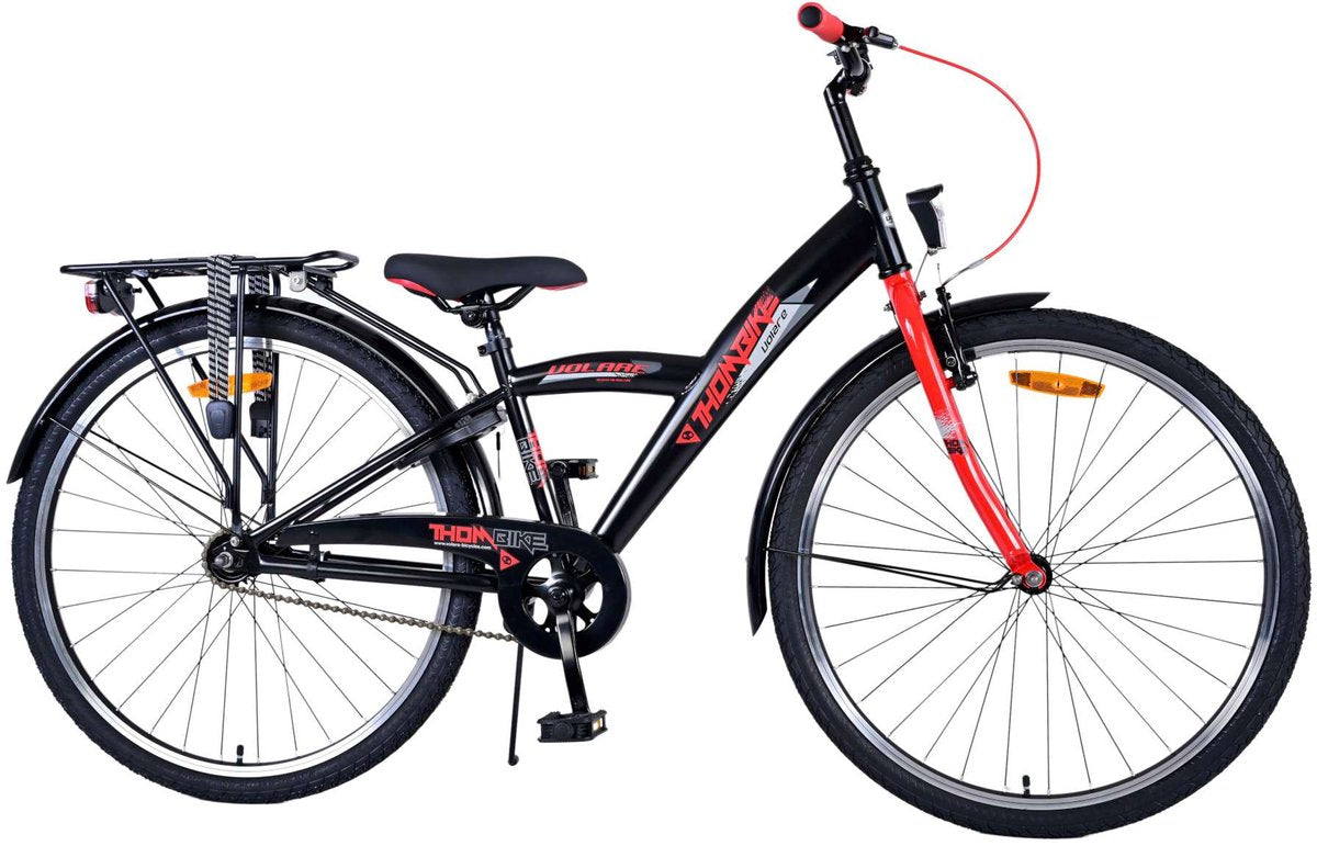Volare Thombike Children's Bicycle - Jungen - 26 Zoll - Schwarzrot