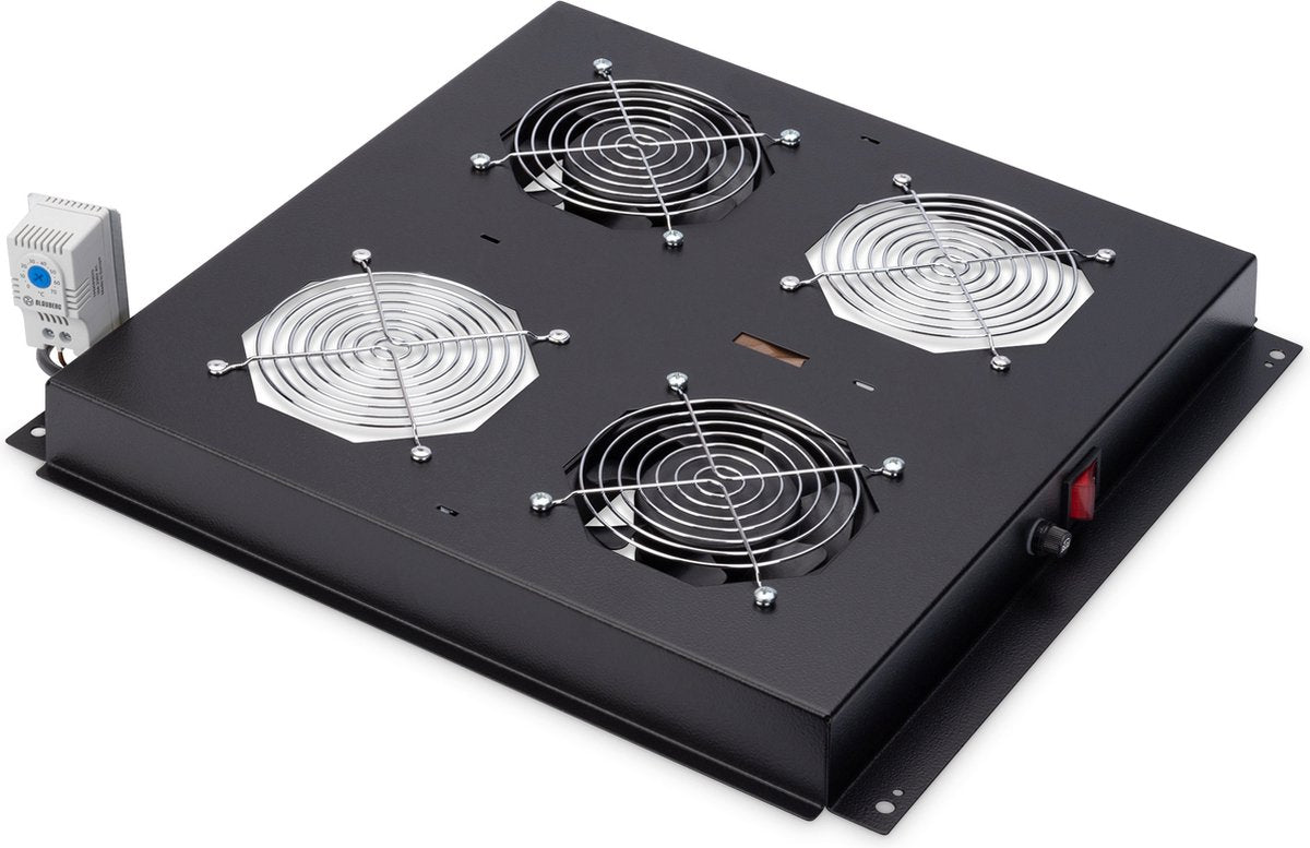 Digitus dn-19 fan-2-b-n Rackzubehör Lüftungspanel