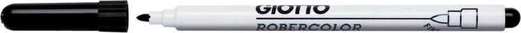 Giotto Robercolor Whiteboardmarker fein, runde Spitze, schwarz 12 Stück