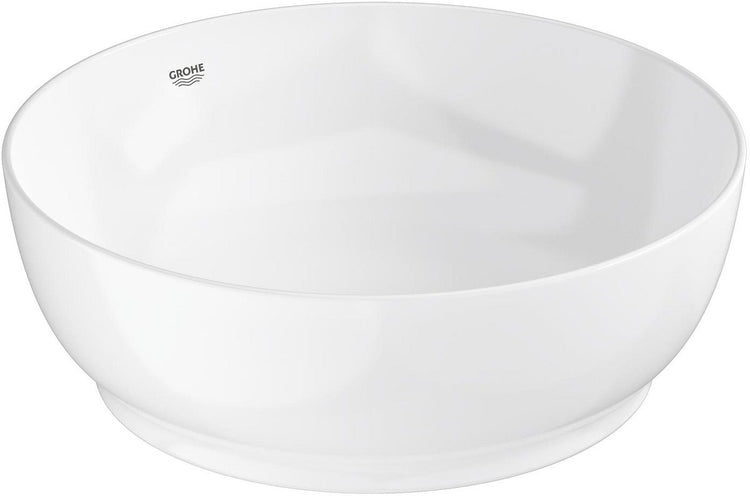 Grohe Essence Rundwaschbecken – 40 cm – ohne Überlauf – glänzende Keramik – Aquaceramic Hyperclean – Weiß