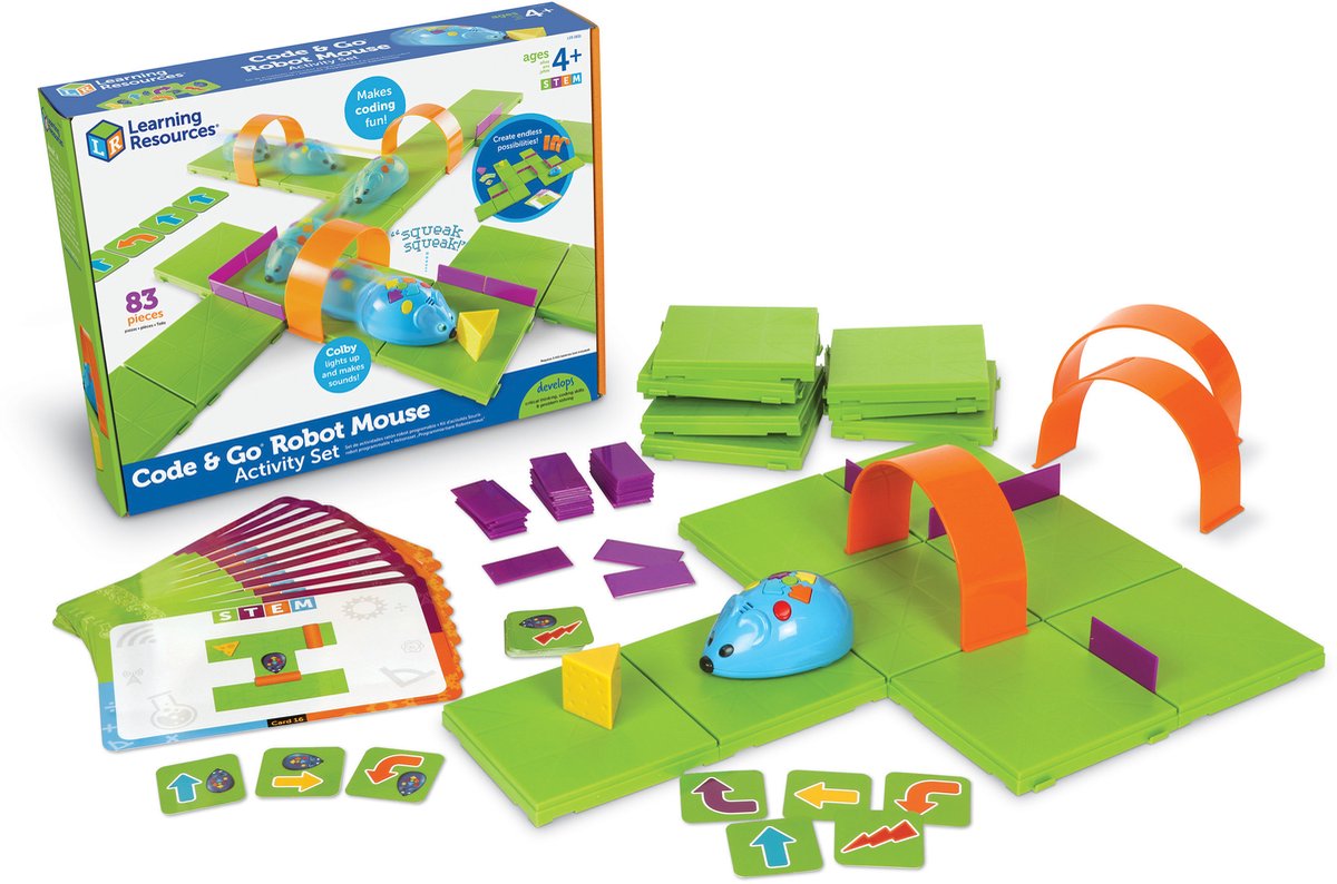 Lernressourcen Code go® Roboter-Maus-Aktivitätsset – 5+