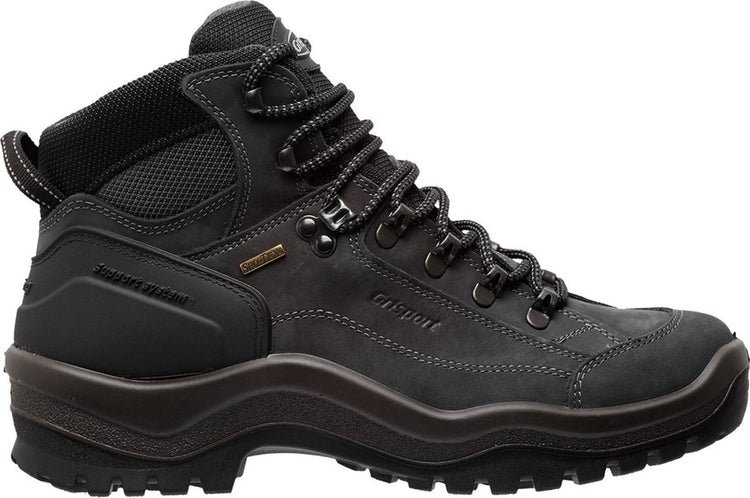 Grisport Bergen Mid Unisex-Wanderstiefel - schwarz