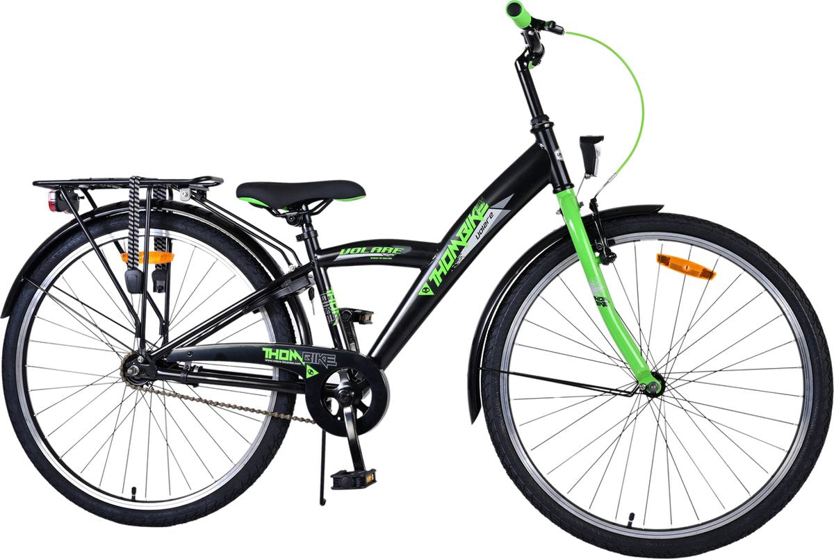 Volare Thombike Children's Bicycle - Jungen - 26 Zoll - schwarzes Grün