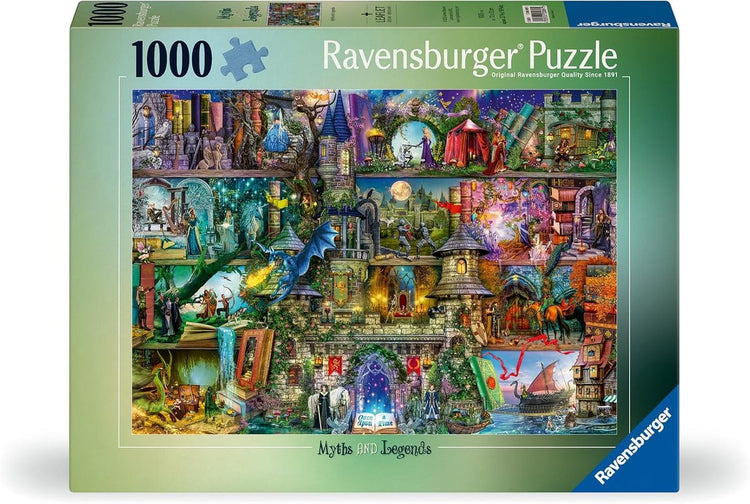 Ravensburger Erwachsenenpuzzle 1000 Teile – Mythen und Legenden
