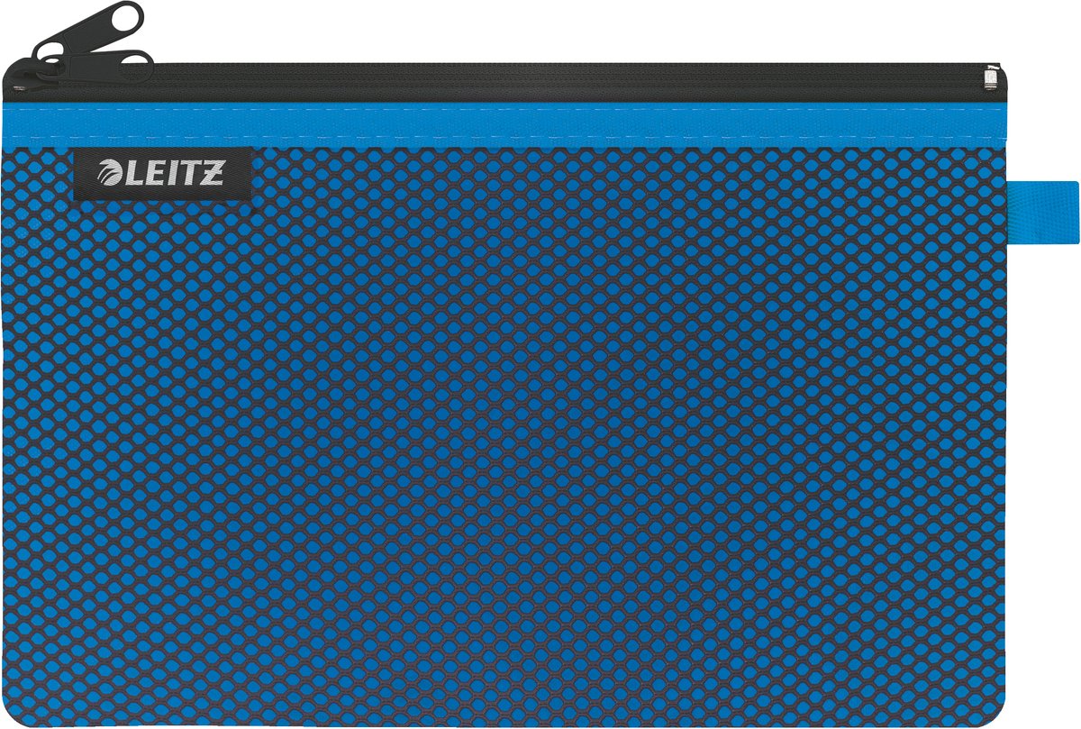 Leitz Wow Federmäppchen mit zwei Fächern Größe L – Aufbewahrung und Organisation – Blau