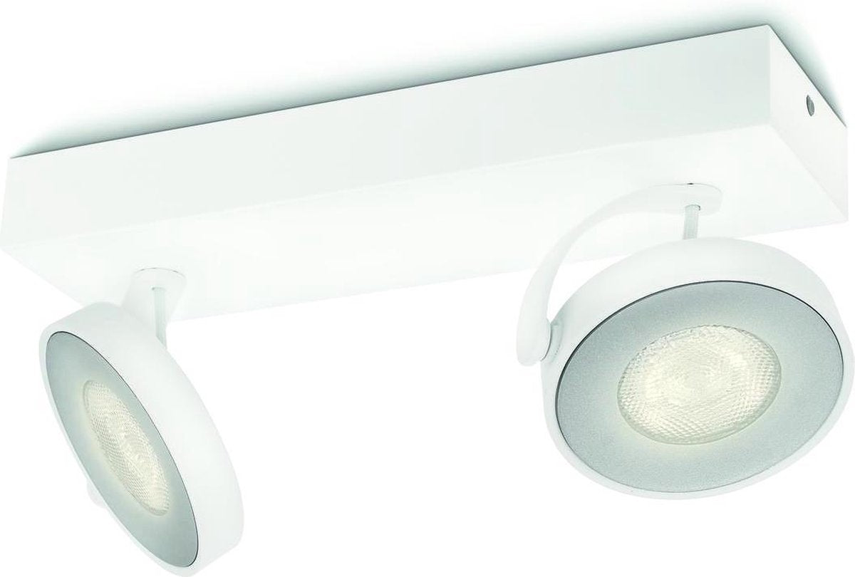 Philips LED Philips Clockwork Aufbaustrahler – 2-flammig – Weiß