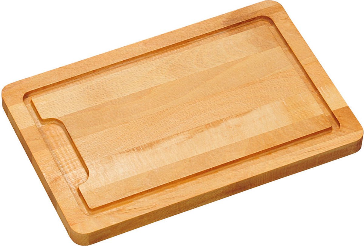 Kesper 85100 Küchenschneidebrett rechteckig aus Holz
