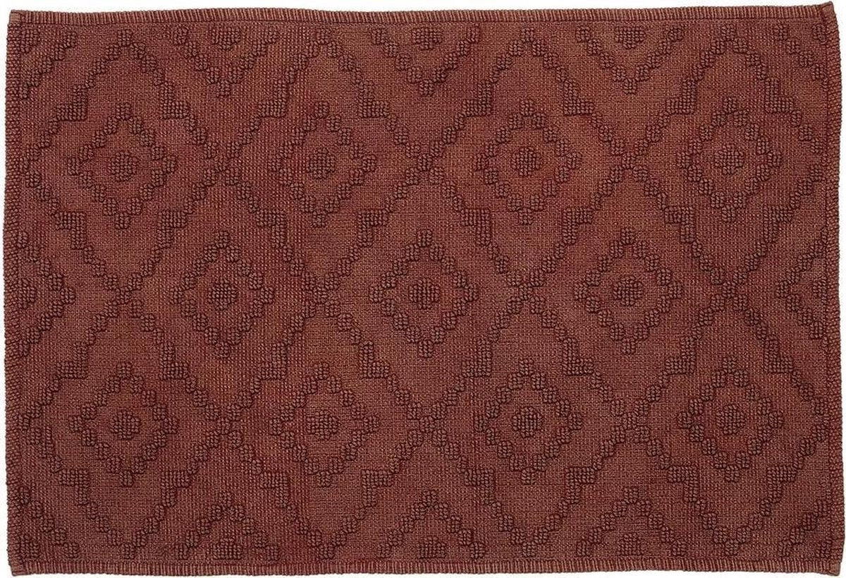 Sealskin – Azteken-Badematte 60 x 90 cm – Baumwolle – Dunkelrosa