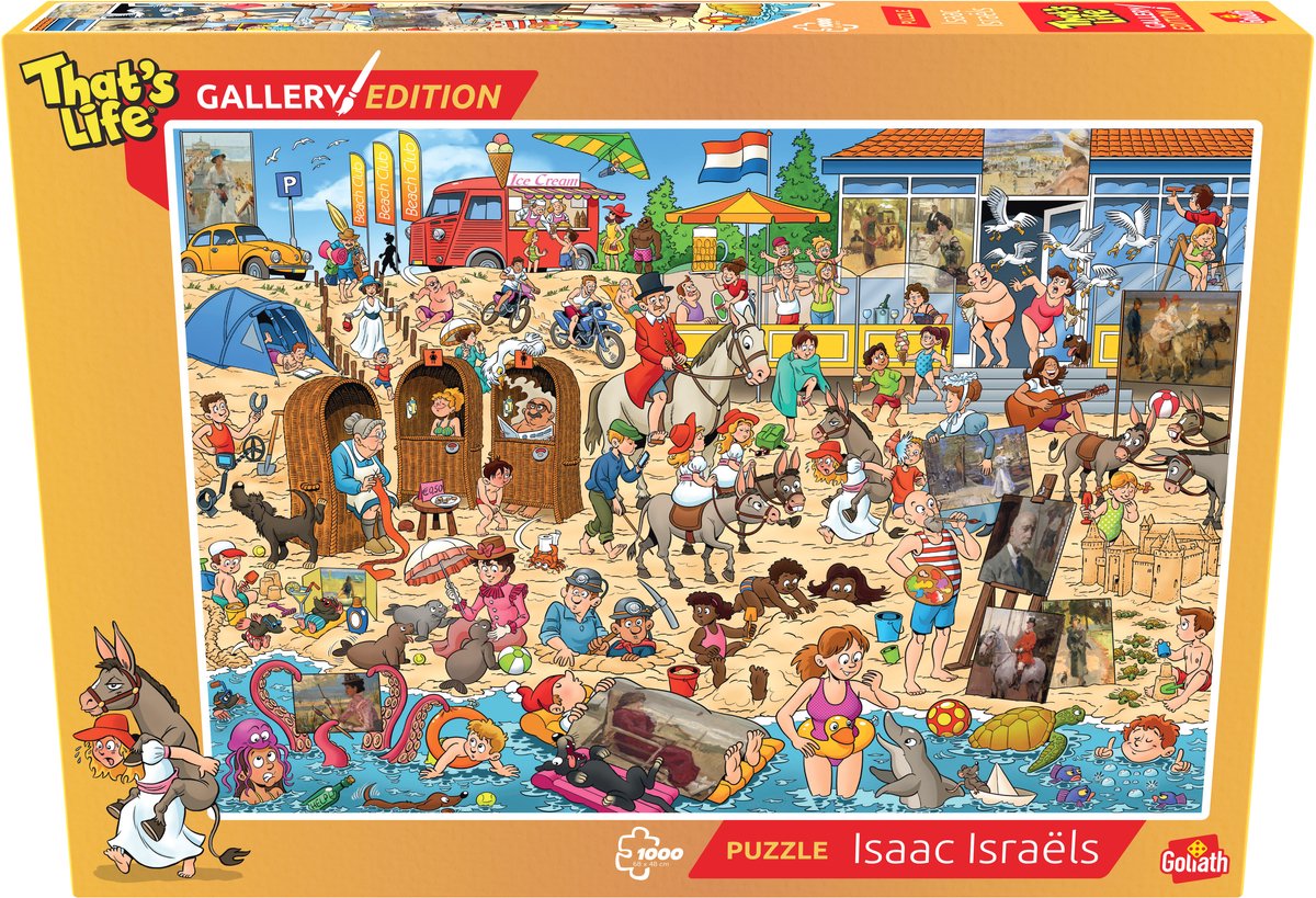 Goliath That's Life Gallery Edition: Isaac Israels – 1000 Puzzleteile – Puzzle (68 x 48 cm)
