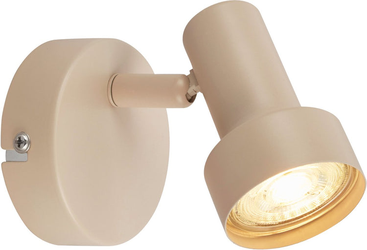 Briloner b.k.licht tapp - Aufbaustrahler - Deckenstrahler - 1x gu10 - Taupebeige - ⌀8cm
