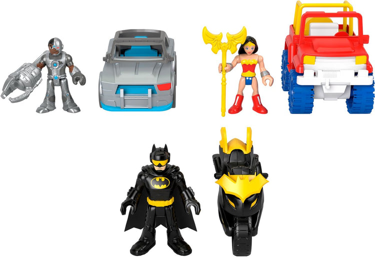 Mattel Imaginext DC Super Friends Heroes Spielzeugfiguren mehrfarbig.
