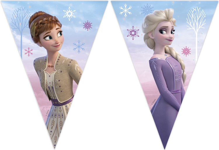 Papierflagge FSC FROZEN 2 WIND SPIRTI, 3MTR.