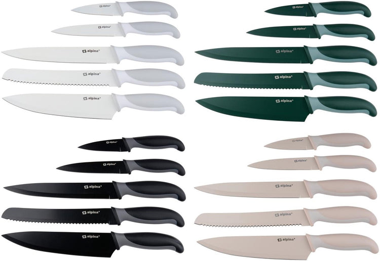Alpina-Messer 5 Stück 31,5 22,5 18,5 cm