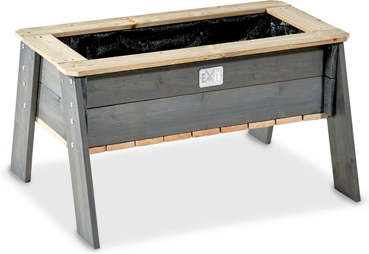 Exit Toys Exit Axent Growing Table L – Gemüsegartenbox – Holz – erhöhter Pflanzkasten – Garten