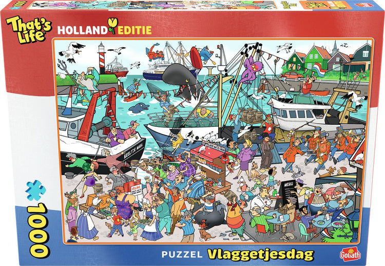 Goliath that's life Niederländische Ausgabe Flag Day - 1000 Puzzleteile - Puzzle (68x48cm)