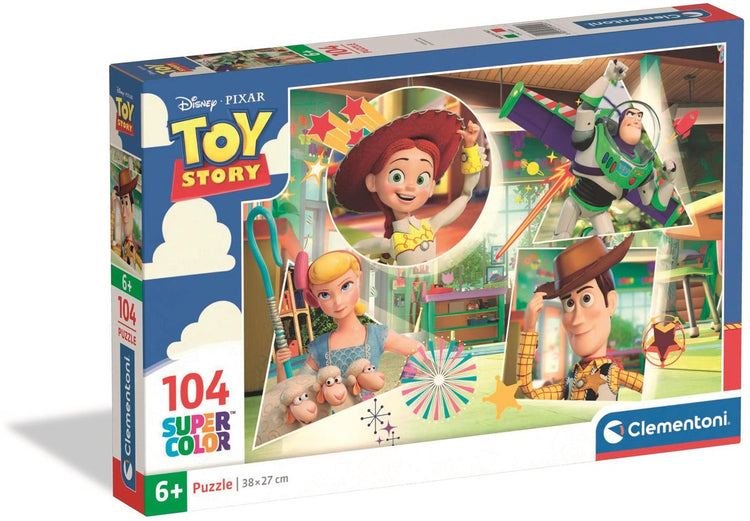 Clementoni Kinderpuzzle Disney Toy Story – Puzzle 104 Teile – Puzzle für Ihr Kind – Lernspielzeug – Puzzles für Kinder ab 6 Jahren