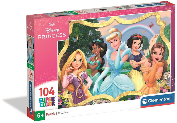 Clementoni - Puzzle - 104 Teile - Disney Princess - Kinderpuzzle - ab 6 Jahren