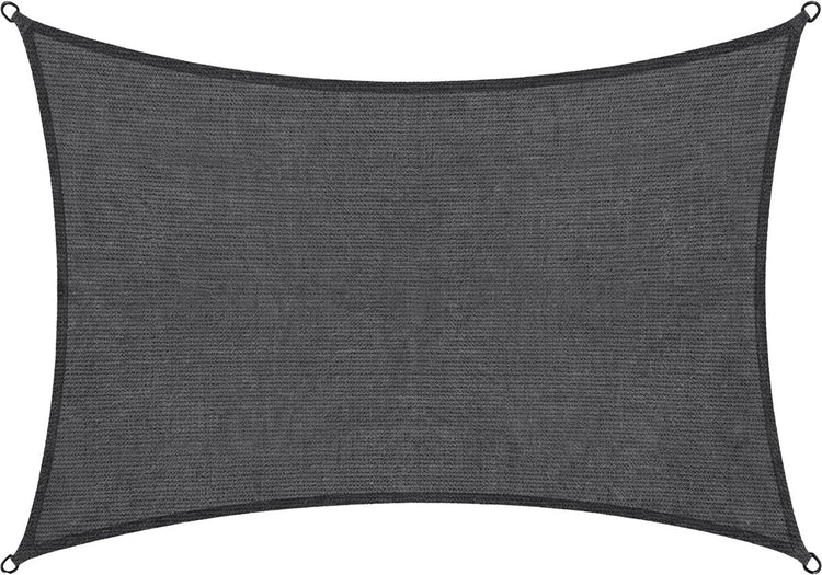 Abbey Camp Schattentuch – HDPE – 3 x 4 m – Grau – Sonnentuch – Edelstahlringe – Valletta-340