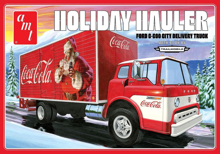 Amt-Modellbausatzauto – 1459 Holiday Hauler Ford C600 City Delivery Truck – amerikanischer LKW-Kunststoff – 1:25 – Modellbausatz