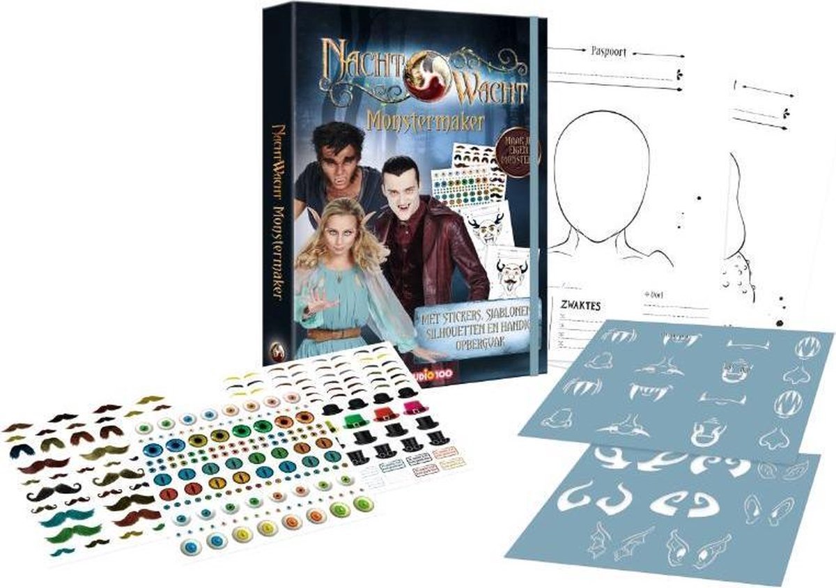 Studio 100 Kreationsbuch Night Watch Monster Maker