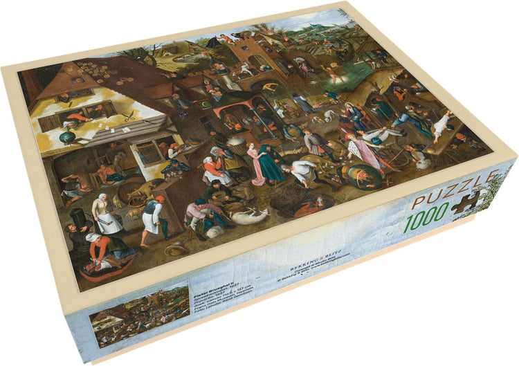 Bekking Blitz – Puzzle – 1.000 Teile – Kunst – Sprichwörter – Pieter Brueghel II