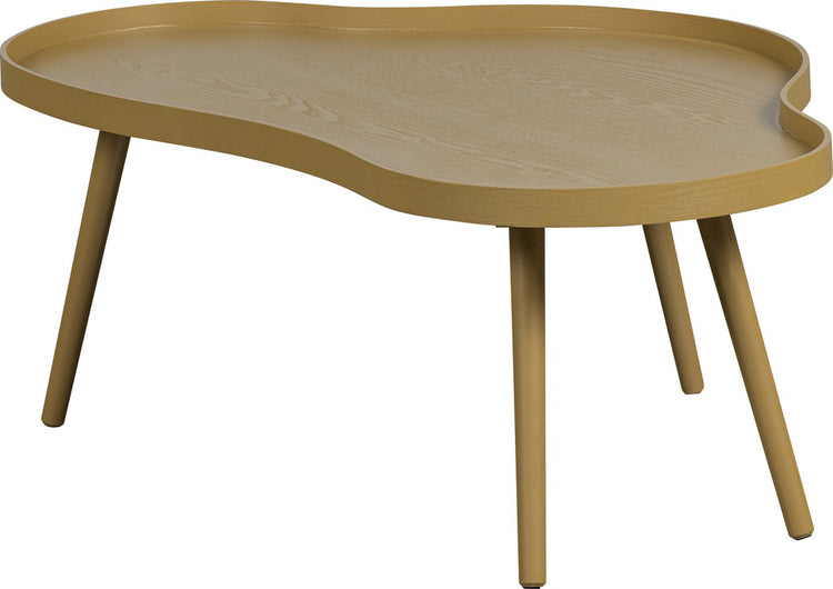 Woood Mae Beistelltisch – Kiefer MDF – Alpaka – 35 x 100 x 58