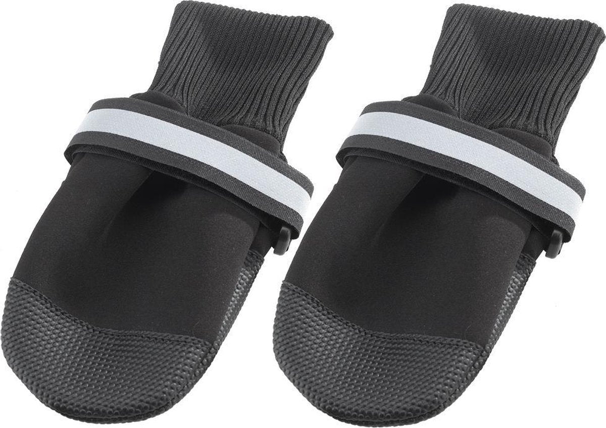 Ferplast Hundeschuhe 7 x 8 cm Neopren schwarz Größe M
