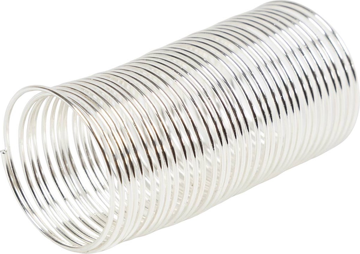 Creativ Company Schmuckdraht, Stärke 1 mm, versilbert, 2,50 m 1 Karton