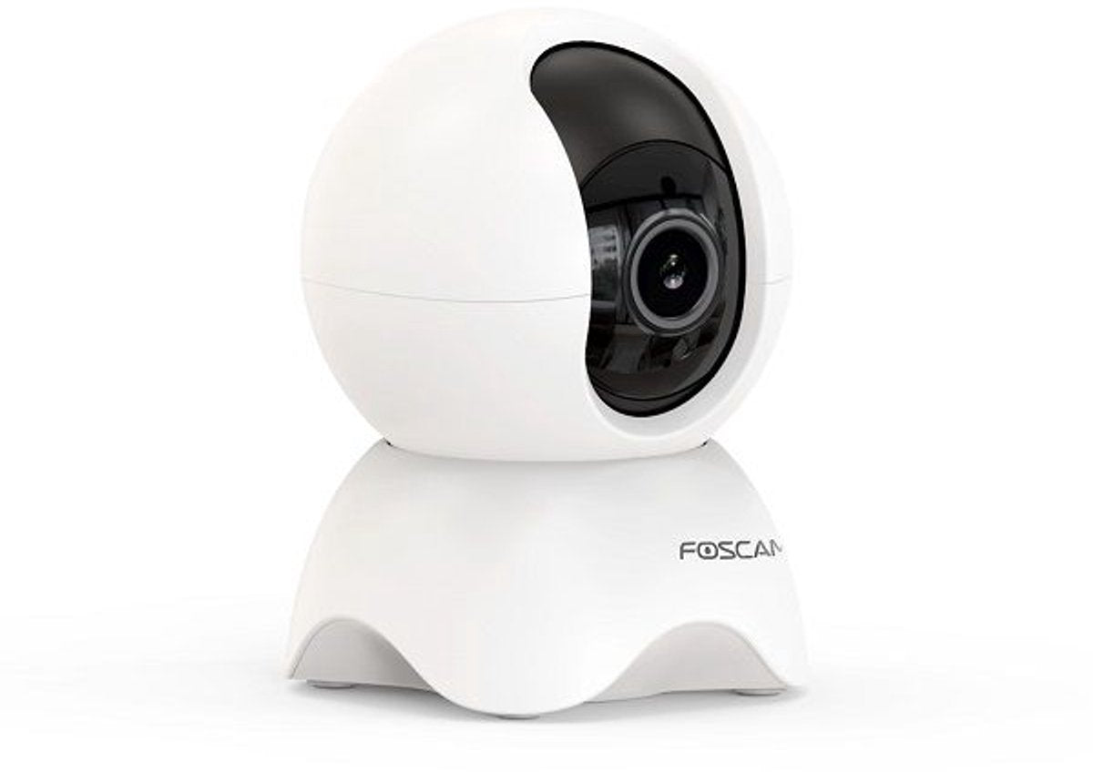 Foscam x5 – Sicherheitskameras – 5 MP – Schwenk-/Neigekamera – Innenkamera – Babyphone – Personenerkennung – Weiß