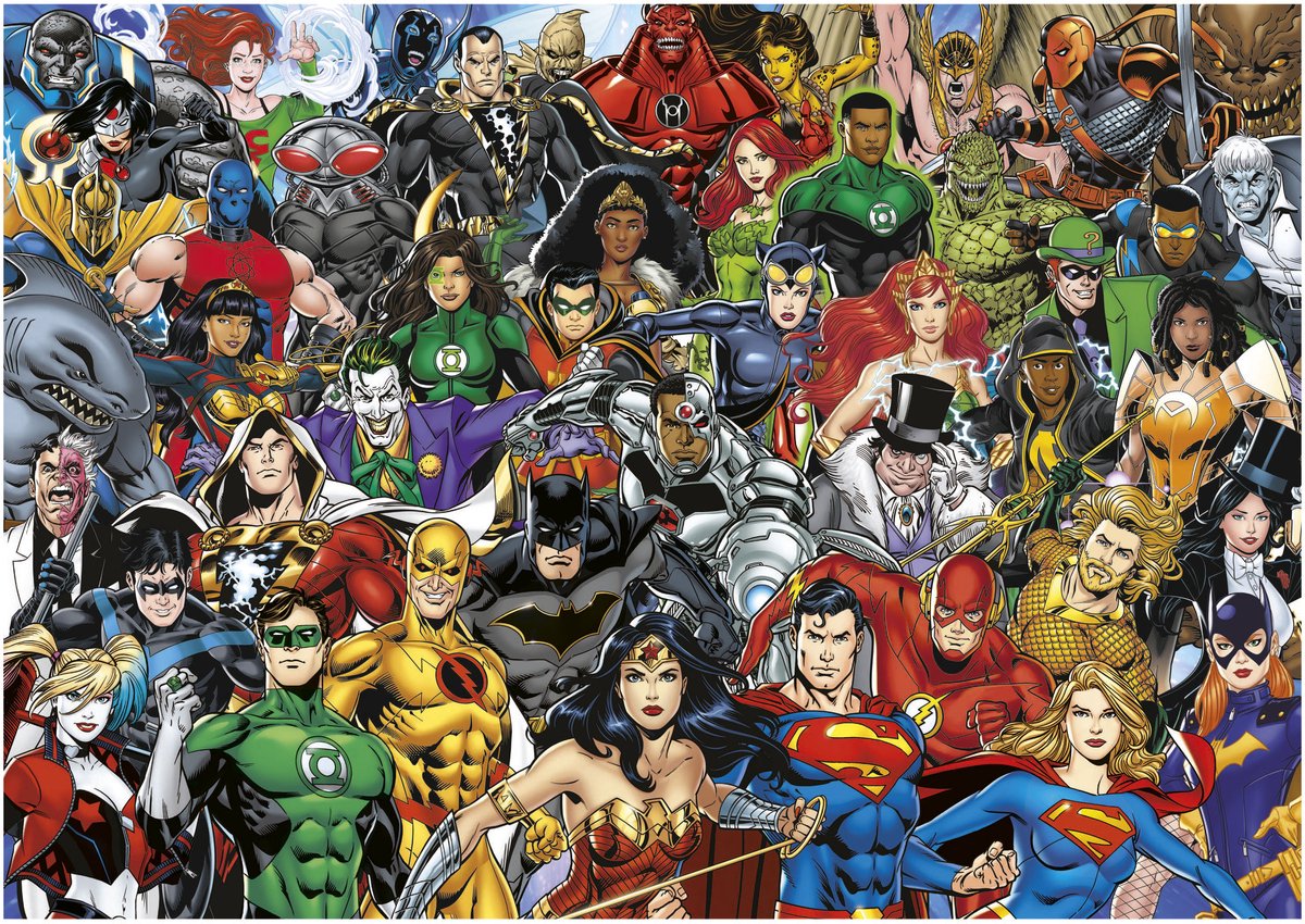 Educa Puzzle Justice League DC Comics 1000-teiliges Puzzle.