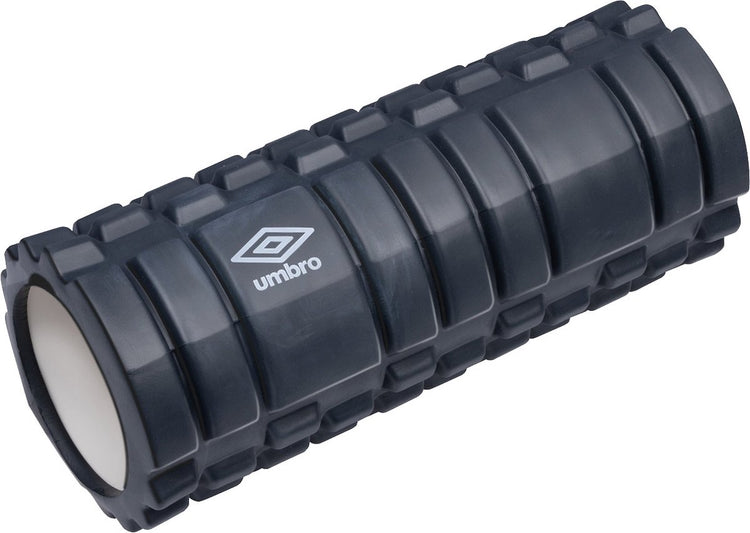 Umbro Schaumstoffrolle – Massagerolle – Sport und Fitness – entlastet die Muskulatur – Schwarz – 14 x 33 Zentimeter