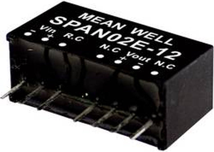 Mean Well Span02A-03 DC-DC-Wandlermodul 500 mA 2 W Anzahl der Ausgänge: 1 x Inhalt 1 Stück(e)