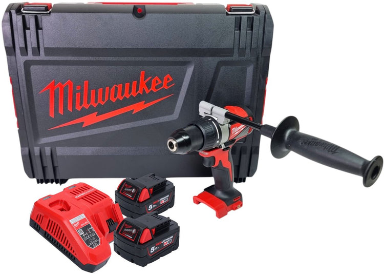 Milwaukee m18 bldd2-502x Akku-Bohrschrauber 18 V 5,0 Ah in HD-Box – 4933464515