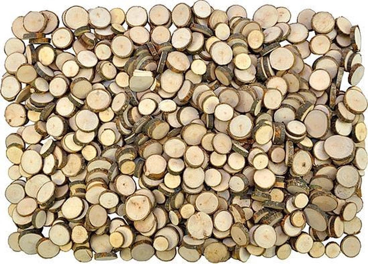 Weplay eduplay Holz-Bastelscheiben 1 kg – kreatives Spielzeug und Dekoration.