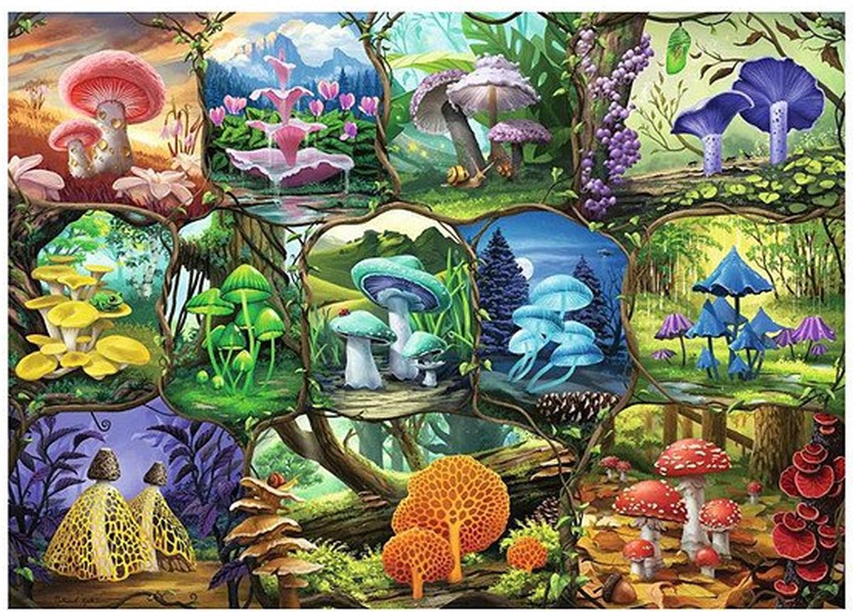 Ravensburger Jigsaw Puzzle schöne Pilze, 1000st.