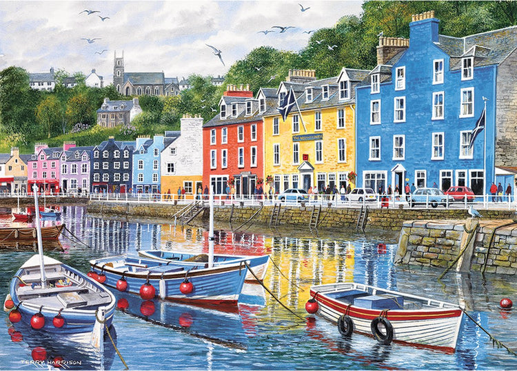 Gibsons – Tobermory (von Terry Harrison) – 1000 Teile 68×49 cm (B×H) – Puzzle für Erwachsene