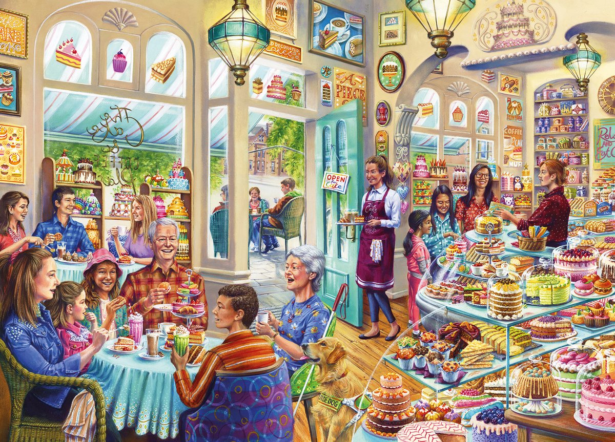 Gibsons – Grandma's Treat (von Tony Ryan) – 1000 Teile 68×49cm (B×H) – Puzzle für Erwachsene