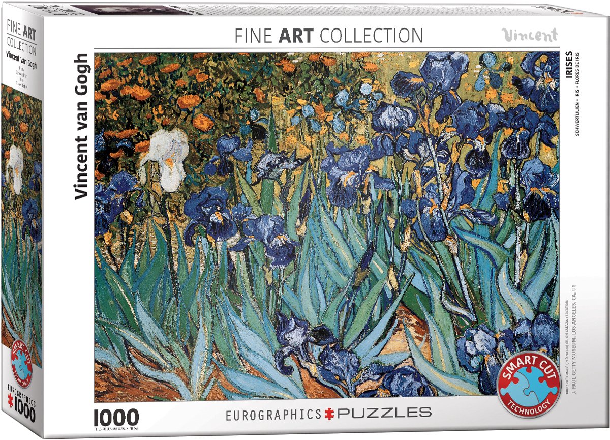 Eurographics – Iris – Vincent Van Gogh – 1000 Teile 68×48 cm (B×H) – Kunstpuzzle