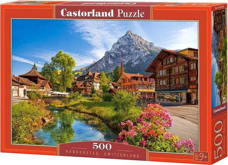 Castorland Kandersteg Schweiz – Puzzle – 500 Teile – Satin-Finish – perfekte Passform – europäische Qualität