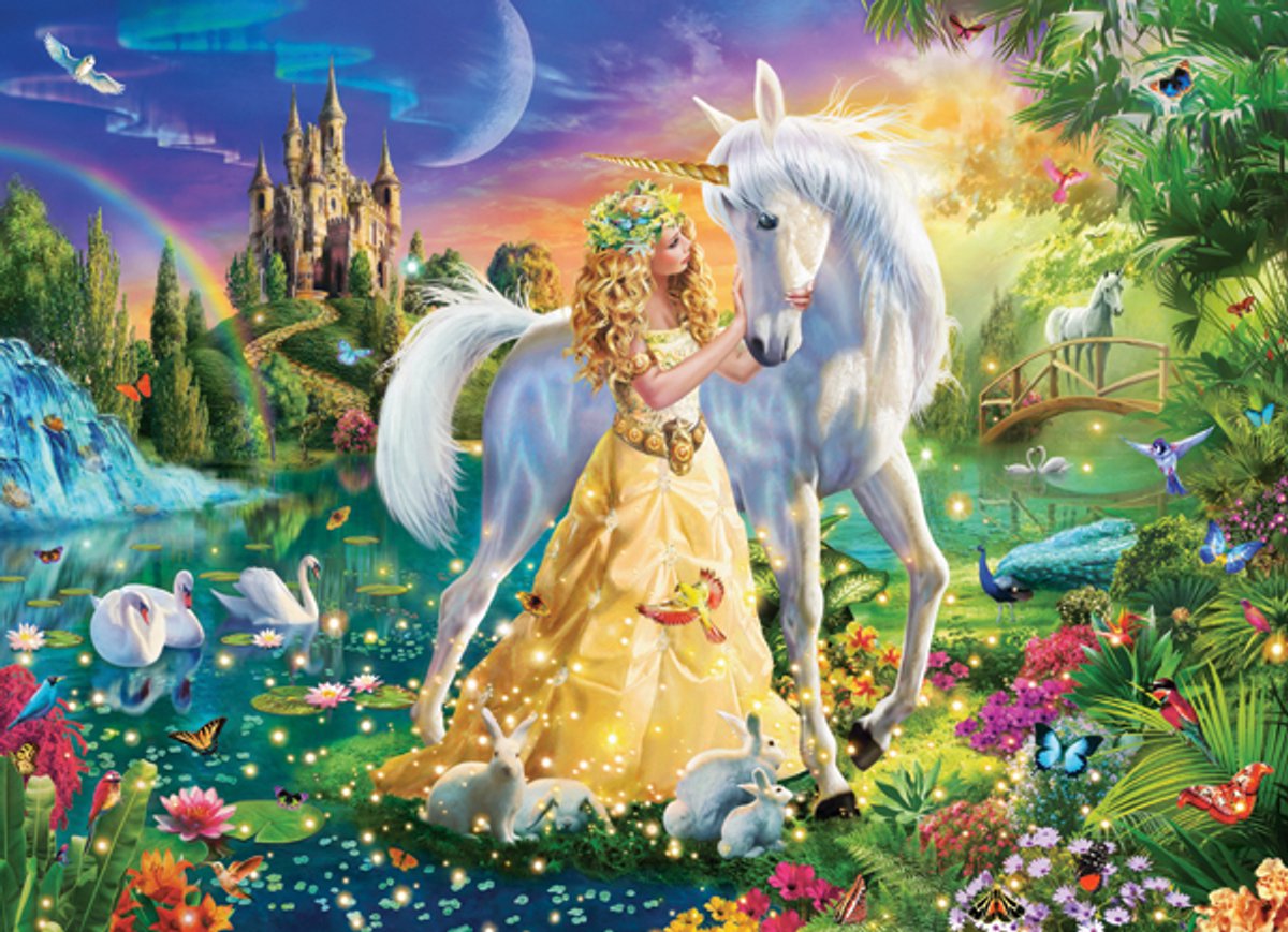 Castorland-Puzzle Sanftmut der Freundschaft – 200 Teile Puzzlespiel.