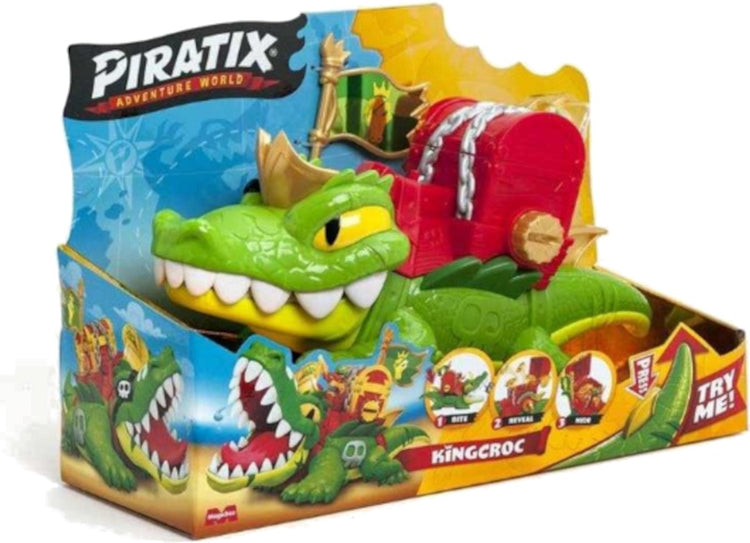 Zauberbox – Piratenkönig-Krokodile-Set – Krokodil-Spielfigur – exklusiver Kapitän – Dschungel-Abenteuer