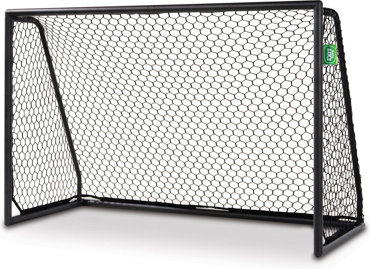 Exit Toys Exit Scala Aluminium Fußballtor 180x120cm – wetterfest – Fußballtor – für Kinder – Garten – Schwarz