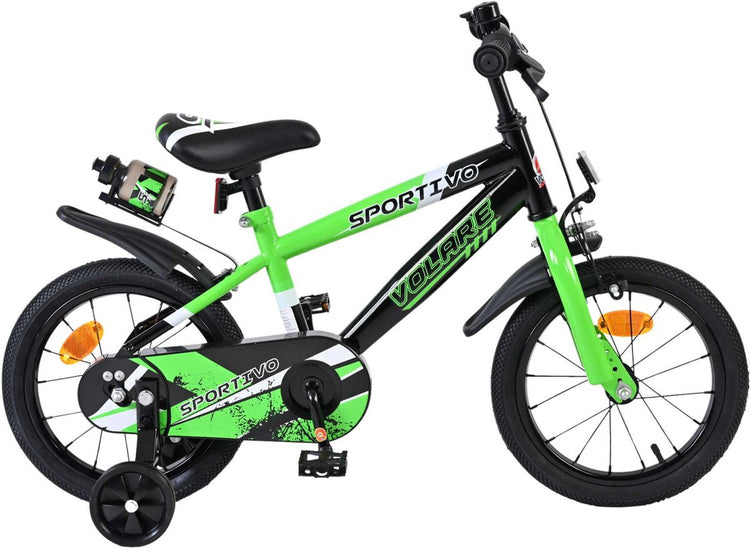 Volare Sportivo Kinderbike Jungen 14 Zoll grün schwarz