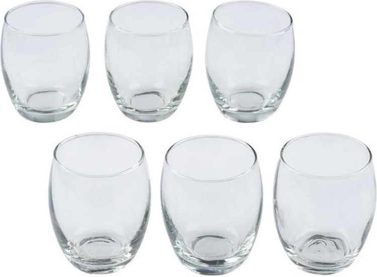 Alpina Kitchen Home Alpina Set mit 6 klaren Trinkgläsern – 350 ml – elegantes und vielseitiges Design