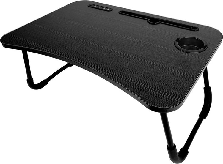 Genialer Geschenk-USB-Laptoptisch – Laptoptisch – klappbar – Becher- und Tablet-Halter – 4 abnehmbare USB-Anschlüsse
