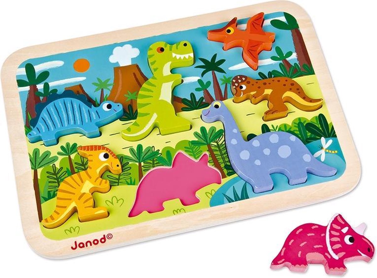 Janod – großes Puzzle – Dinosaurier