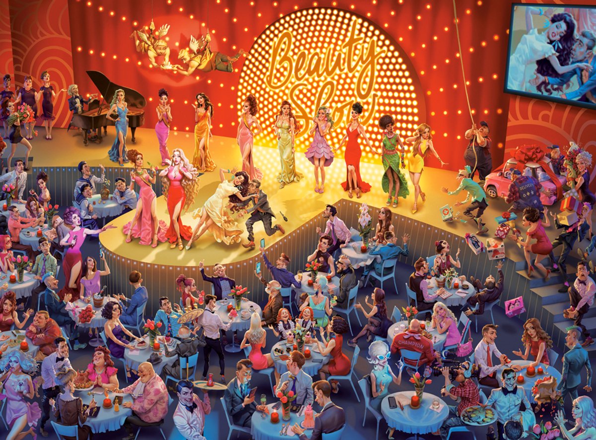 Castorland Puzzle Schönheitsshow – 2000-teiliges Puzzle.