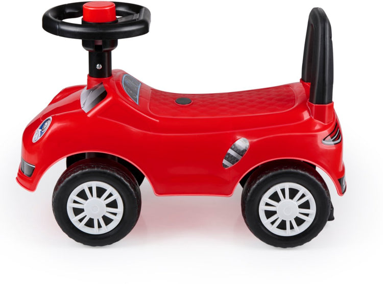 Let's Play Eddy Toys Walker – Aufsitzauto für Kleinkinder – Walker mit Hupe
