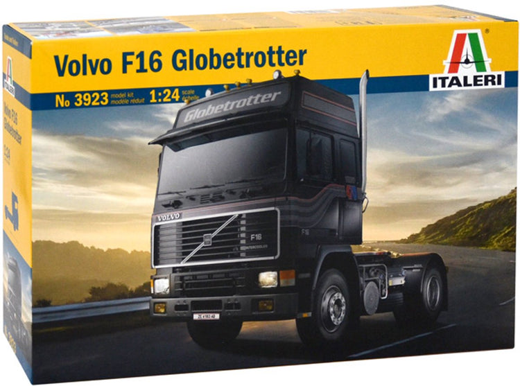 Italeri Modellbausatz LKW – 3923 Volvo F16 Globetrotter Kunststoff – 1:24 – Modellbau